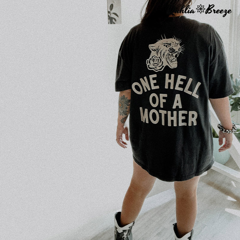 T-shirt Un enfer d’une mère