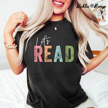 Let's Read Book Lover T-shirt