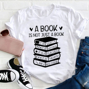 Un livre n’est pas seulement un t-shirt de livre