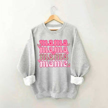 Sweat-shirt imprimé mignon coeur maman