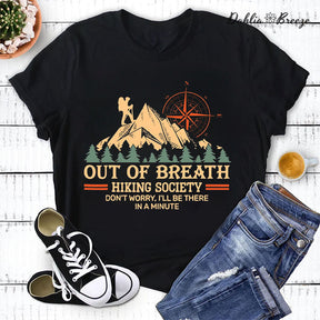 Out of Breath Hiking Vintage Hiking T-shirt