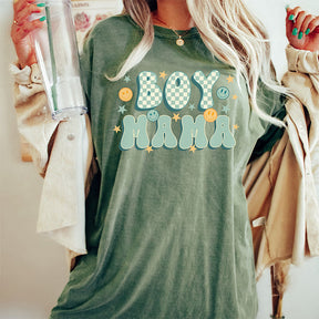 Retro Boy Mama T-shirt