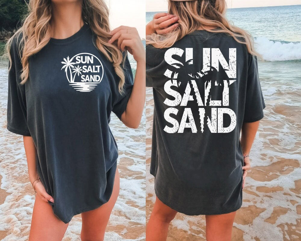 T-shirt Sun Salt Sand Summer Vibes