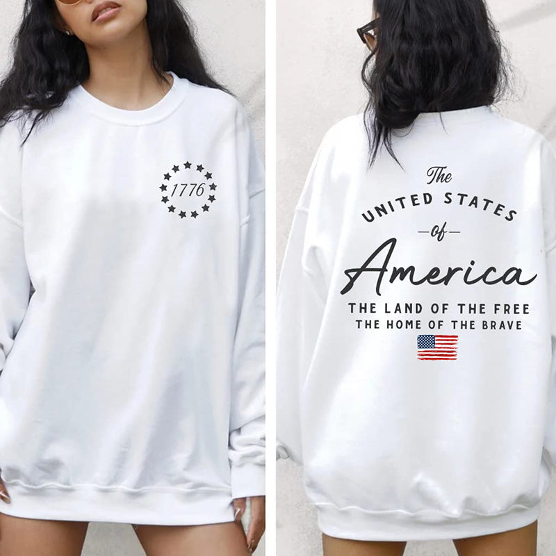 The Land of the Free The Home of the Brave Crewneck Sweatshirt