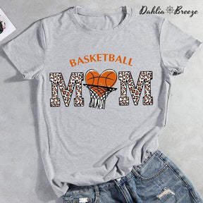 T-shirt Maman Basketball Léopard