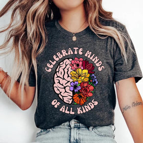 Celebrate Minds Of All Kinds Autism Awareness T-shirt