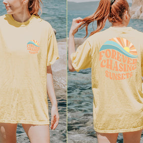 T-shirt de voyage Sunset Beach Nature