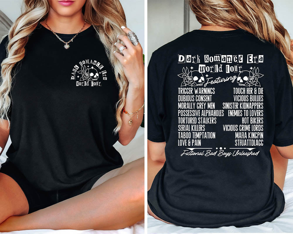 Dark Romance Era World Tour Book Club T-shirt