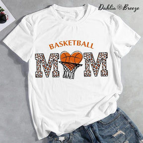 T-shirt Maman Basketball Léopard