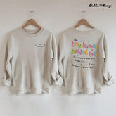 Cher petit humain derrière moi Sweatshirt