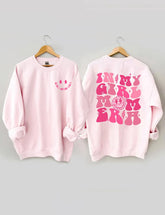 In My Girl Mom Era Sweat-shirt mignon à col rond