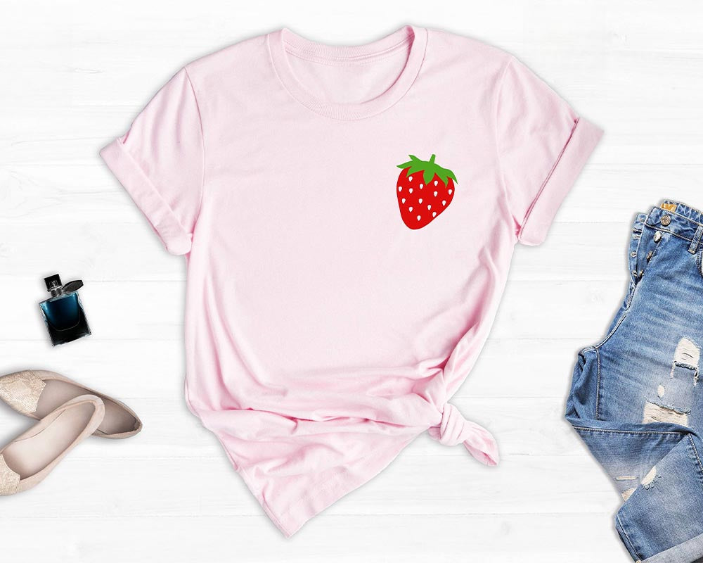 Strawberry Lover Cute Fruit T-shirt