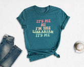 It's Me Hi I'm The Librarian Reading T-shirt