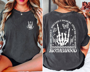 Funny Motherhood Rock Skeleton T-shirt