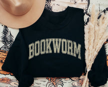 Bookworm Book Lover Crewneck Sweatshirt