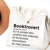 Booktrovert Definition Funny Book Lover T-shirt