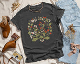 Boho Strawberry Botanical T-shirt