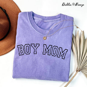 Boy Mama Funny Mom Crewneck T-shirt