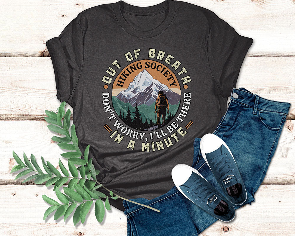 T-shirt de la société de randonnée à bout de souffle