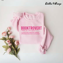 Booktrovert Reading Bookish Crewneck Sweatshirt