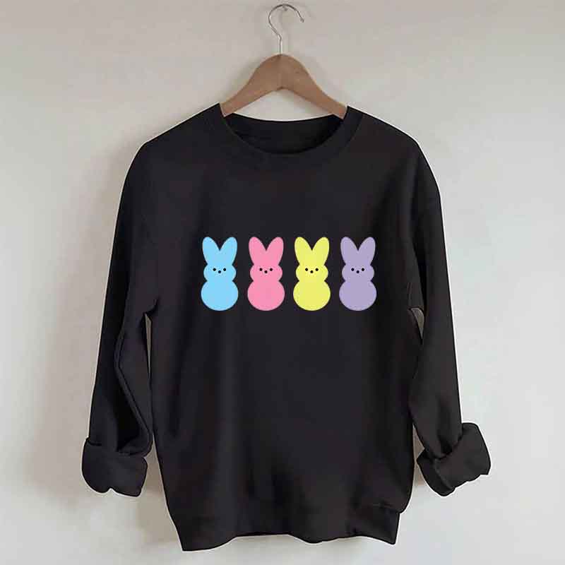 Sweat-shirt mignon lapin de Pâques