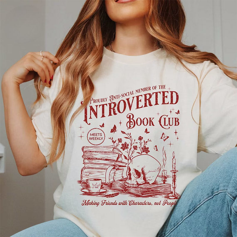 Introverted Book Club T-shirt