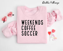 Sweat-shirt de football au café du week-end