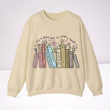 It's A Good Day To Read A Book Crewneck Sweatshirt