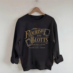 Flourish And Blotts Book Lover Sweatshirt