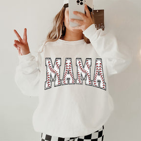 Retro Baseball Mama Sweatshirt