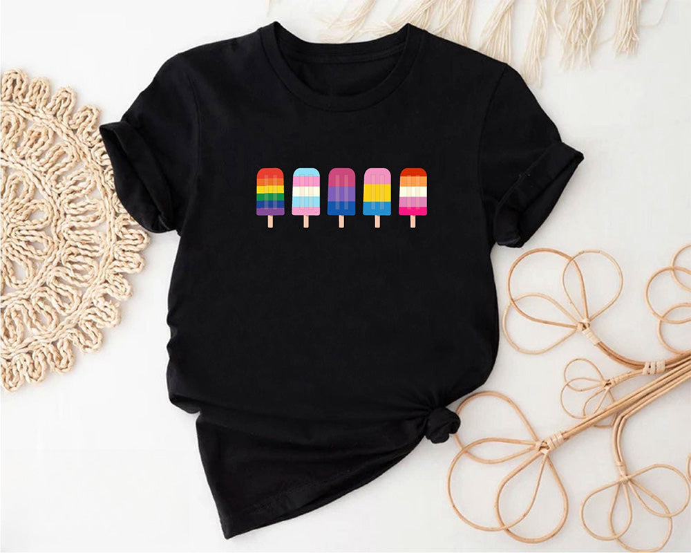 Rainbow Popsicles T-shirt