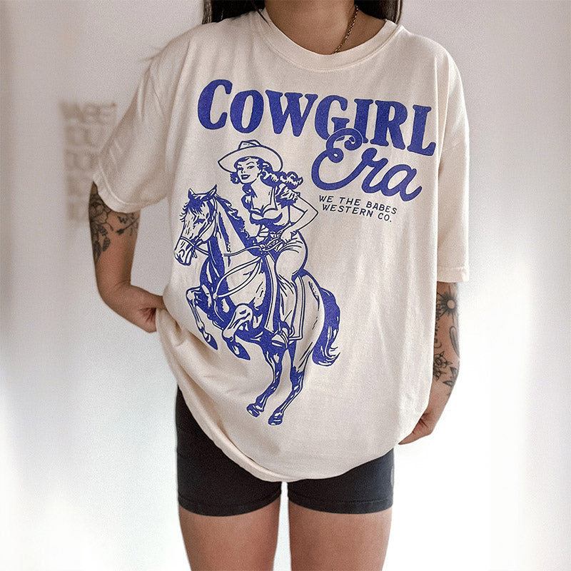 T-shirt inspiré de l’ère Cowgirl vintage