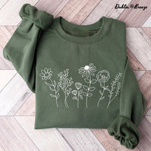 Wildflower Nature Crewneck Sweatshirt