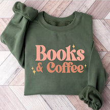 Sweat-shirt Livres et café