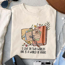 One Is A World Of Books T-shirt