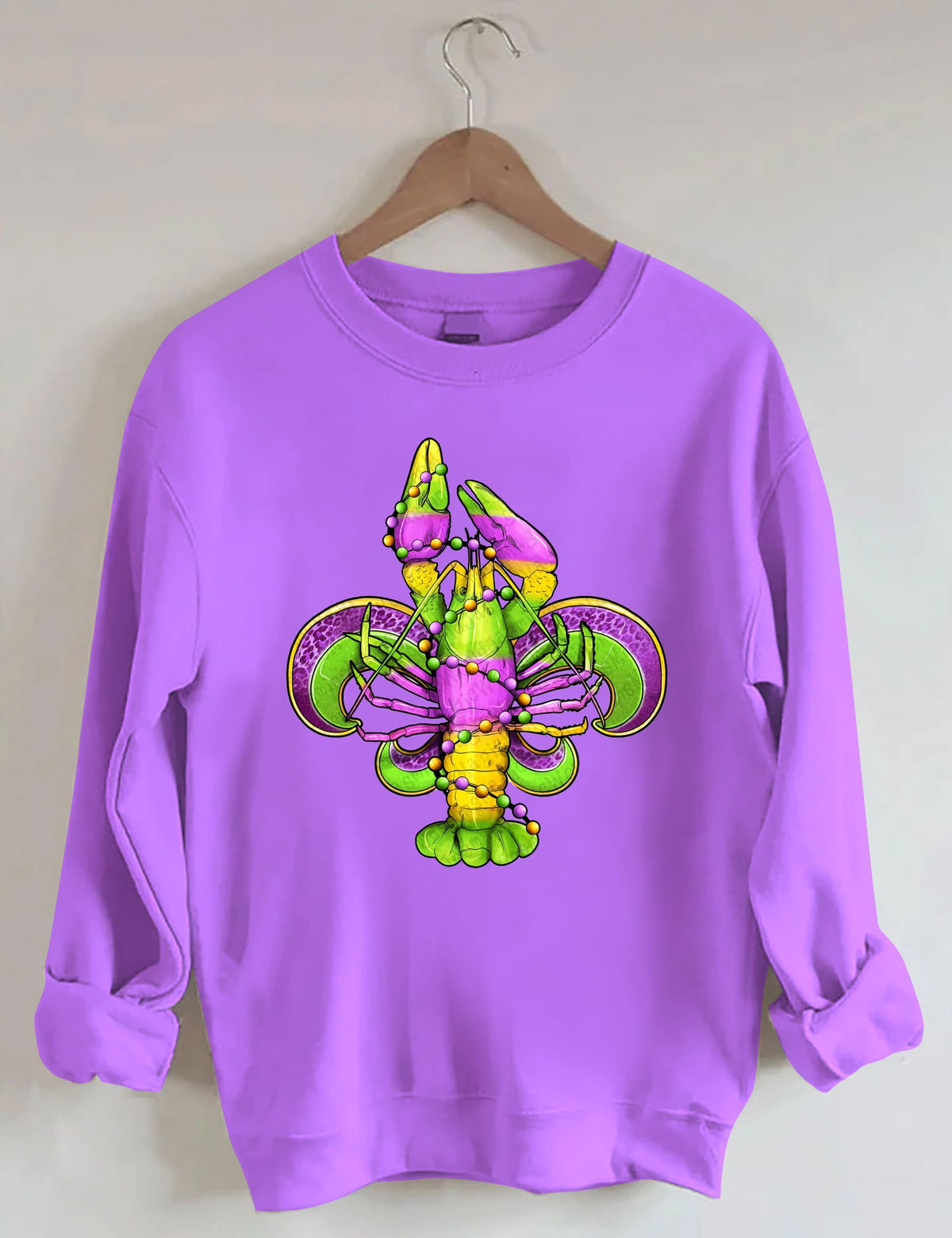 Mardi Gras Langusten Sweatshirt