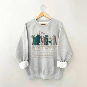 Booktrovert Book Lovers Sweatshirt