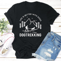 Dog Trekking Hiking T-shirt