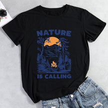 Nature Is Calling Hiking T-shirt