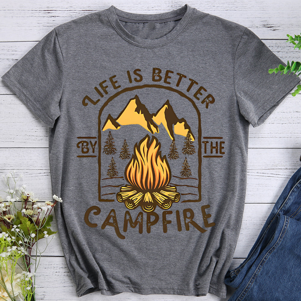 Life Is Better By The Campfire Hiking T-shirt