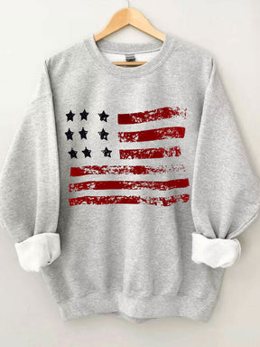 America Flag Sweatshirt