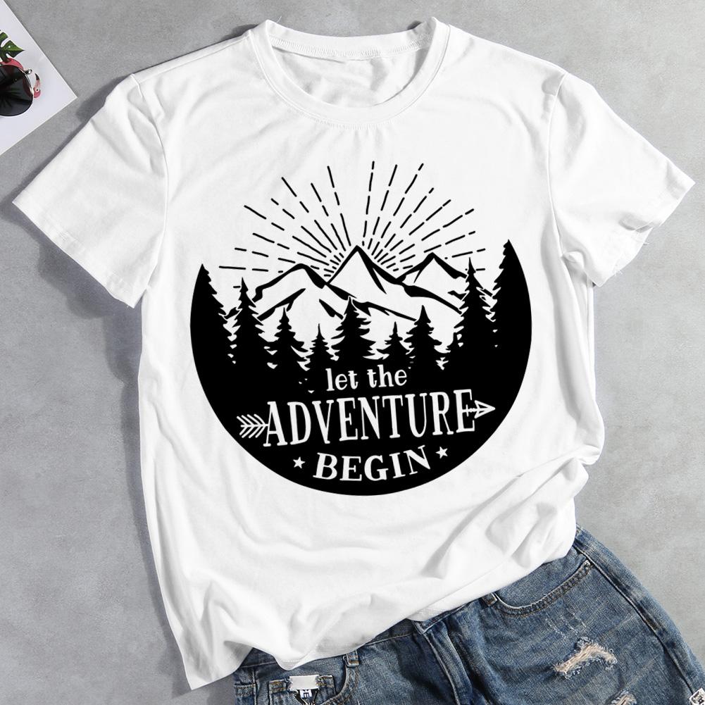 Let The Adventure Begin Hiking T-shirt