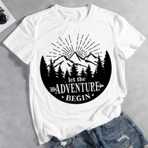 Let The Adventure Begin Hiking T-shirt