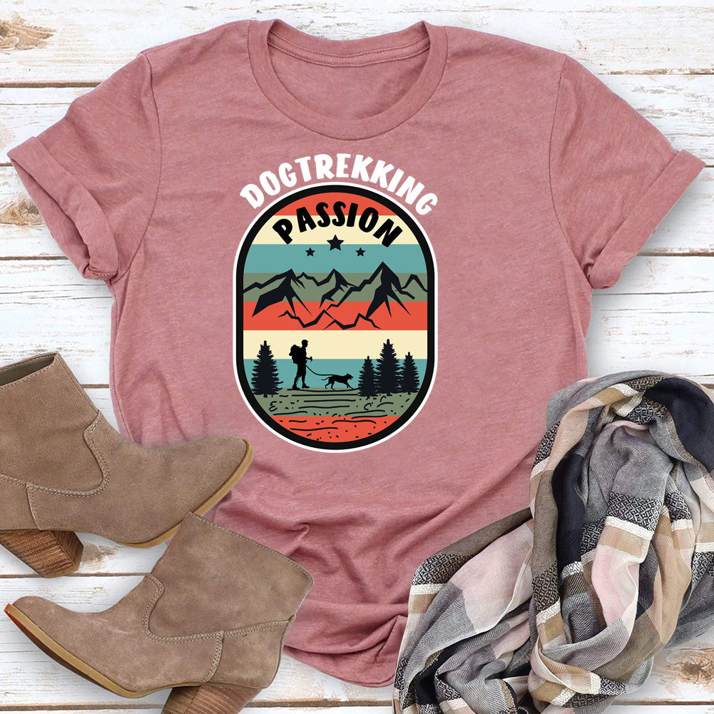 Dog Trekking Hiking T-shirt