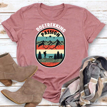 Dog Trekking Hiking T-shirt