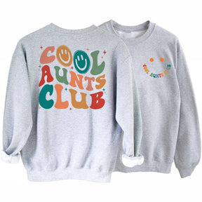 Cool Aunts Club Funny Smile Sweatshirt