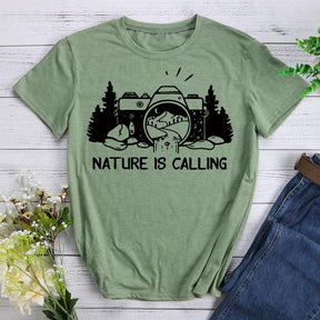 Nature Is Calling Hiking T-shirt