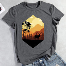 Nature landscape Hiking T-shirt