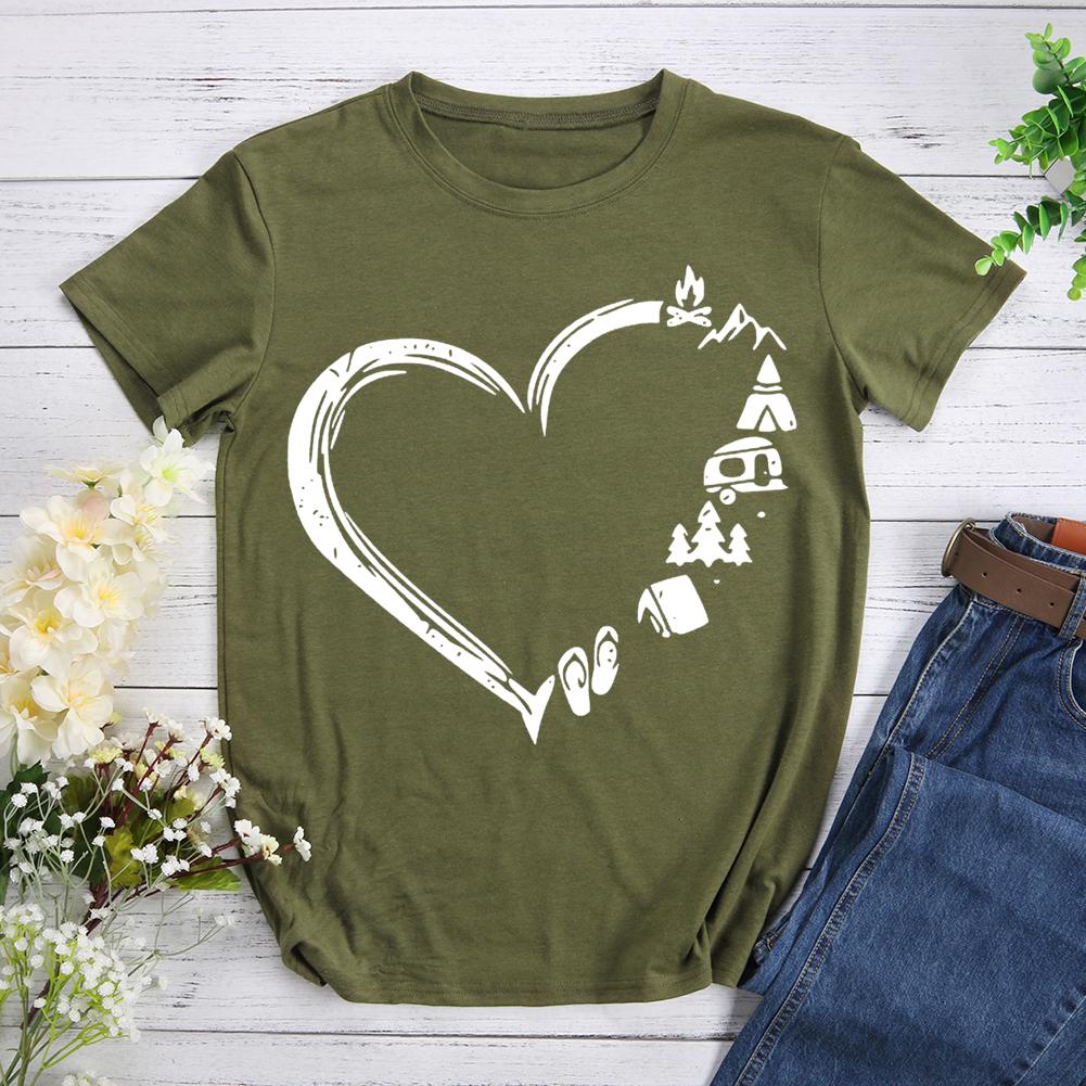 Camping Heart T-shirt