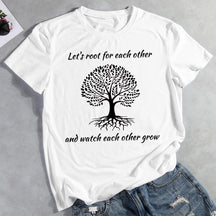 Let's Roots For Each Other Hiking T-shirt